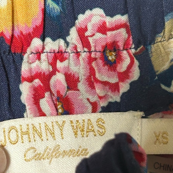 Johnny Was Maya Cover Up Butterfly Wrap Floral Pants - Picture 5 of 7